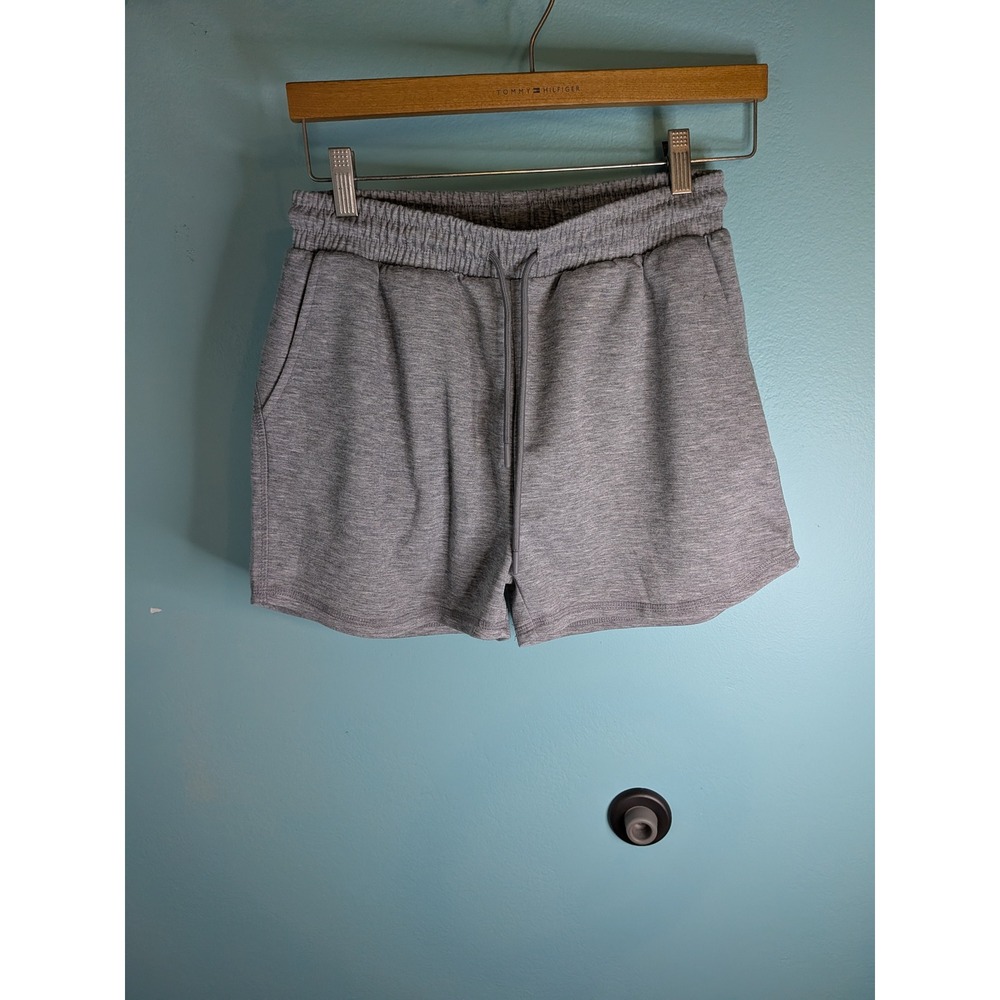 Love Eighty-Three Womens Heather Gray Lounge Shorts Medium Style 3816 Drawstring